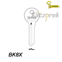 Expres 165 - klucz surowy mosiężny - BK8X